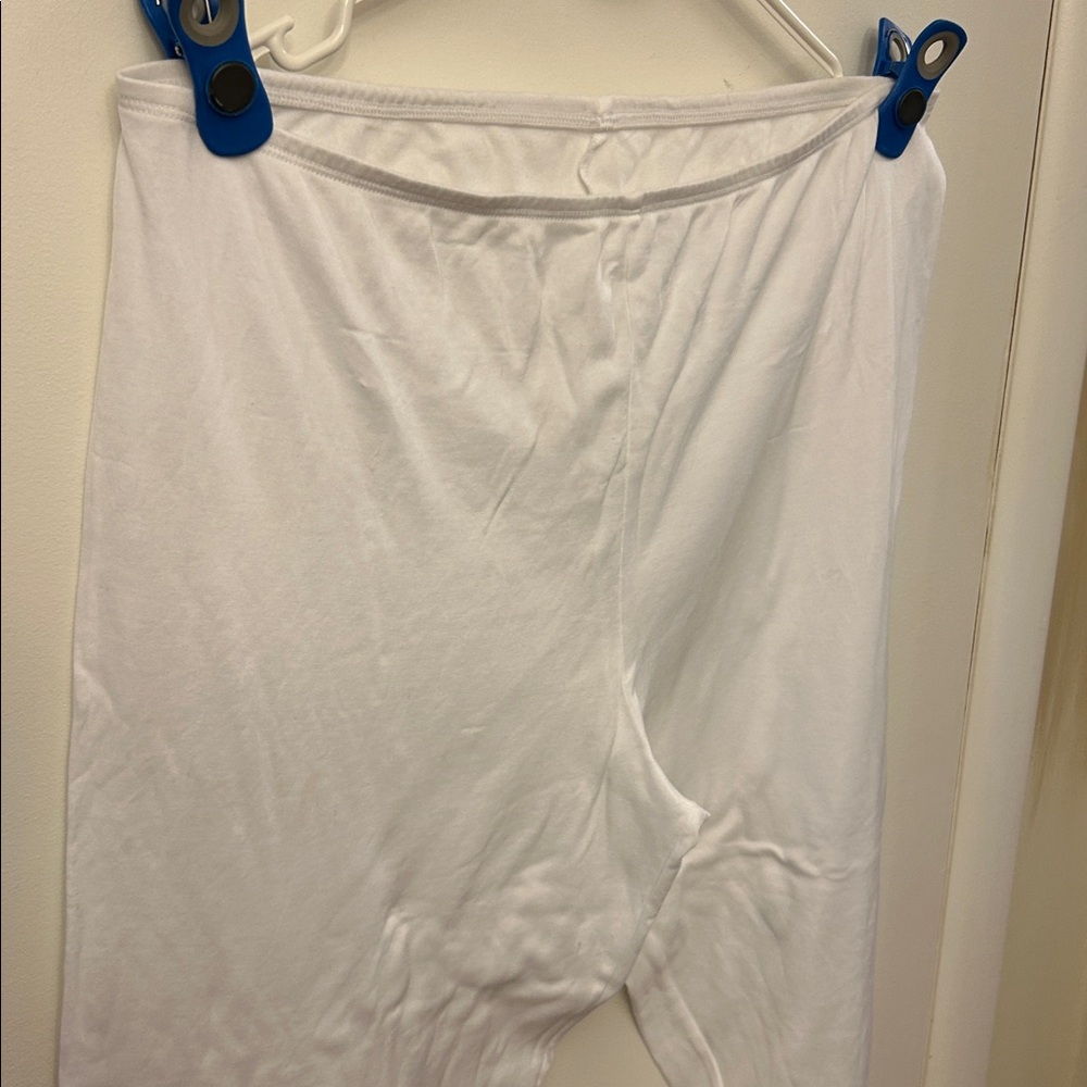 Cuddl Duds Women’s Pajama Pants White Size 1X - Picture 2 of 4